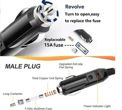 Anderson Power Pole to 12V/24V Cigarette Lighter Socket Car Charging Cable Co…