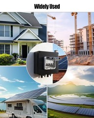 Solar Panel Disconnect Switch, 32A 1000V DC Circuit Breaker Box, 2 String PV …