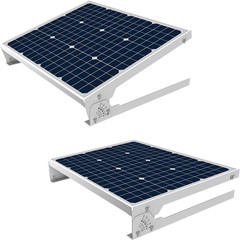 Adjustable Solar Panel Mount Racks – Folding Mounting Tilt Brackets for Wall, Ro