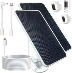 Solar Panel for Ring Camera, Solar Panel Charger for Ring Spotlight Cam Plus/Pro