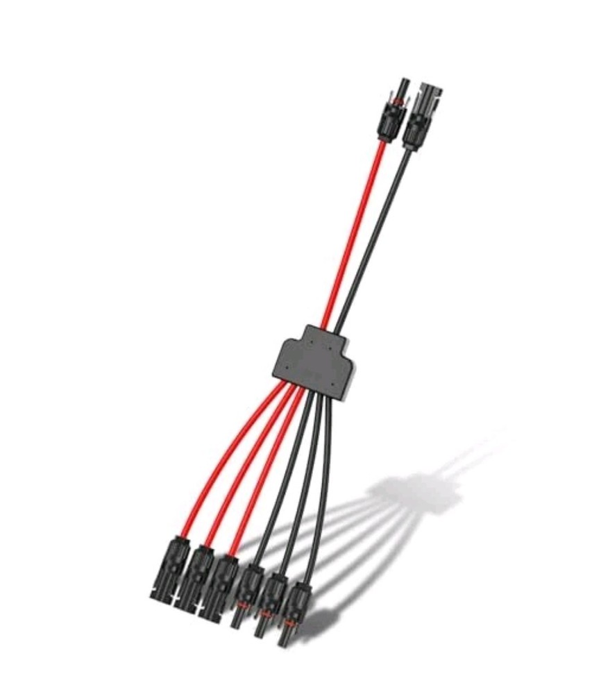 Solar Connectors for 2-3-4 Solar Panels, Tool-Free Solar Panel Wires and Conn…