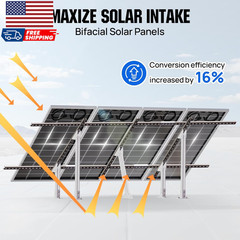 Upgraded Solar Ground Mount Adjustable Multi-Pieces Solar Panel Mounting Bracket