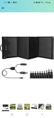 SOTAIN Portable Solar Panel for Solar Generator with Kickstand, Parallel…