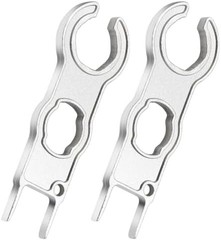 2 Pair Solar Spanner Wrenches for MC4 Connectors, Solar Panel Connector Tool Ass