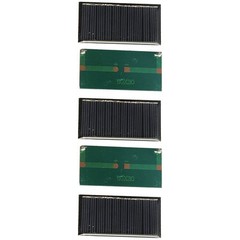 5pcs Polysilicon Solar Panels 30x60mm for Solar Garden Lights and More