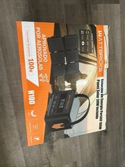 Wattbricks 100W Portable Power Station 30W Solar Panel Included NEW