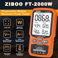 Solar Panel Tester MPPT Meter – 2000W Max Power, 150V/35A PV Module FT-2000W