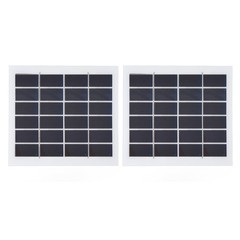 2 Pcs Monocrystalline Solar Plate Lightweight For Indoor And Outdoor Use