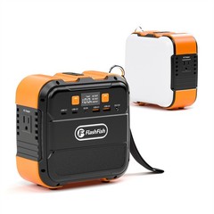 Flashfish 120W Portable Power Station Solar Generator Backup Battery RV Camping