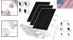 High Efficiency Solar Panel for Ring Cameras – 3 Pack
