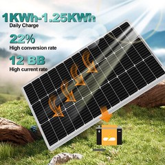 Solar Panel 200W Monocrystalline 12V High efficiency RV Marine off grid for Home
