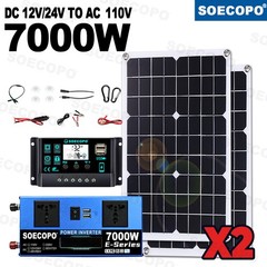 7000W Sine Wave Inverter Solar Kit | Complete Inverter 12V24V-110V/220V