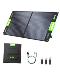 Solar Panel 100W Portable Solar Panel (Upgraded) for 100W for Power Station