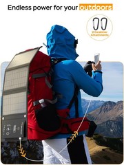 21W Portable Foldable Solar Panel Charger – Waterproof, High Efficiency, USB & D