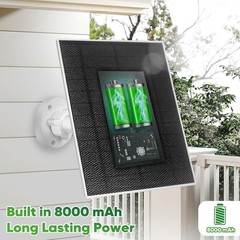 Complete Solar Panel System for Ring Cameras – 5W & Adjustable Mount