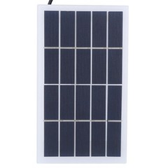 2W 5V Polysilicon Solar Power Battery Panel with DC Interface Charging