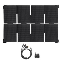 45W Foldable Solar Panel Charging With USB Type C DC18V Output for Outdoor Use