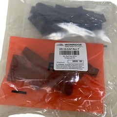 New Ironridge XR-10-CAP Rev F Black Plastic End Cap 10 Set Solar Panel End Kit