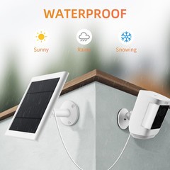 Solar Panel for Ring Camera, 2 Pack 4W Solar Charger Compatible with Ring Spotli