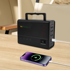 12V Solar Inverter Power Generator Freestanding Solar Generator with Bulbs