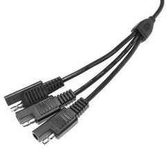 DGZZI SAE Power Extension Cable 35cm 18AWG Y Splitter 1 to 3 Connector 2 Pin …
