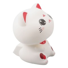 Smiling Eyes Solar Nodding Cat for Car/Home Decoration Cute and Eco friendly