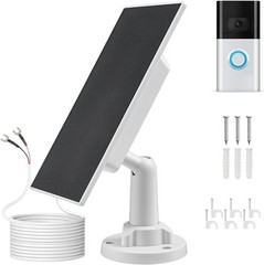 Solar Charger for Ring Doorbell with Built-in Energy Storage – Solar Panel Co…
