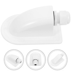 Single Solar Cable Entry Box ABS Durable Waterproof White for Roof Panels
