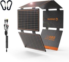 FlexSolar 60W Portable Solar Panel PD3.0 USB C QC3.0 Foldable