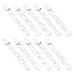 Simplify Your Space with 10 Pack of Flexible Silicone Cable Organizers