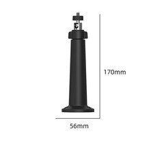 Wall Mountable ABS Plastic Solar Panel Bracket 17×5.6cm for Outdoor Use