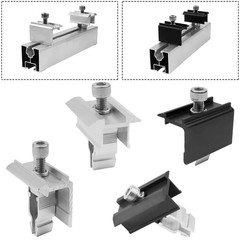 1Pc Solar Panel Clamp Quick Solar Pv Module Fastening Middle End Clamp for 3050M