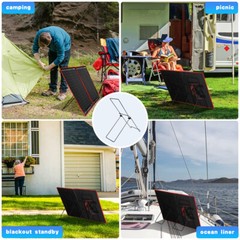 2Pc Solar Panel Tilt Mount Bracket Folding Carbon Steel Support for Solar Panels
