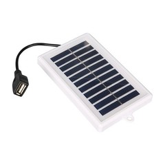 Portable Solar Charger USB Power Panel for Camping Travel Phone Fan Emergency Us