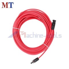 Red + Black With M4 Connector Solar Panel Wire Weatherproof Cable 20M 4mm²