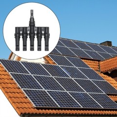 Sustainable Energy T Branch Connectors Durability Connectors for Solar Panel
