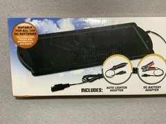 THUNDERBOLT MAGNUM SOLAR 1.5 WATT 12V SOLAR BATTERY CHARGER NIB