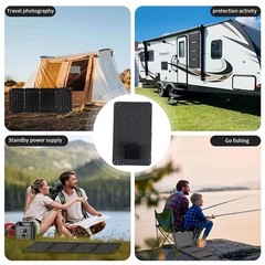 10W Foldable Solar Panel Charger 5V USB Waterproof Outdoor Camping Power Station