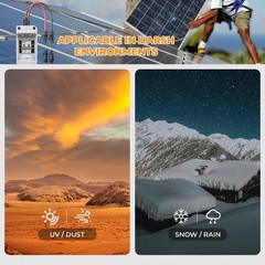 Solar Panel Disconnect Switch 400V DC/AC 60A PV Disconnect Switch Outdoor IP6…