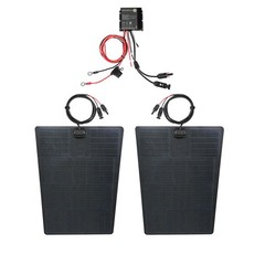 Best Lensun 100W 12V Hood Flexible Solar Panel for Dodge Grand Caravan 4th Gen