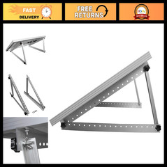 Adjustable Solar Panel Mount Brackets 28in with Foldable Tilt Legs for RV, Roof,