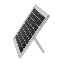 Solar Panel Power Generator Kit Battery Pack Power Station w/ 4 Bulbs Portable