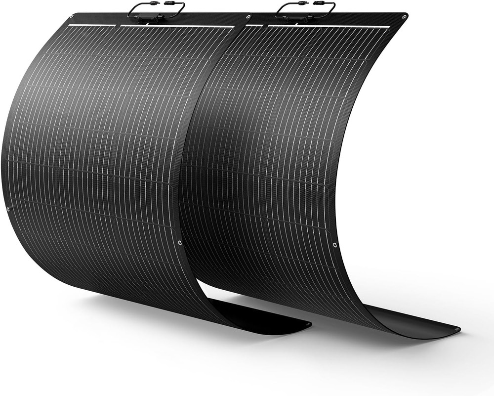 200W Flexible Solar Panel Kit (2X100W), Ultra-Thin ETFE | Bendable & Curved 11BB