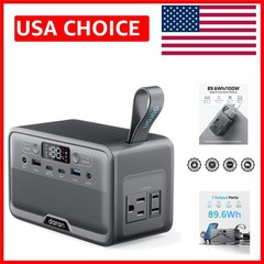Ultra-Lite Portable Power Station 89.6Wh with Fast Charging & Quiet Operation