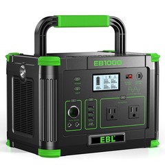 1000W 999Wh Portable Power Station Charger Generator RV LiFePO4 Backup Battery