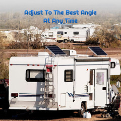 Adjustable 41In Solar Panel Tilt Mount Brackets for Roof, RV, Boat, Off-Grid