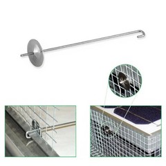 50Pcs Stainless Steel Critter Guard Clip Replacement Easy to Installation
