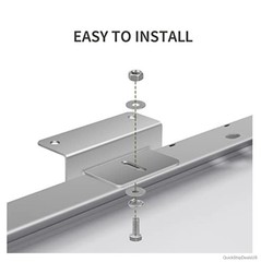 Solar Panel Mounting Brackets Z Bracket Kit Set of 4 Aluminum Corrosion