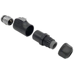 10AWG 2 Pin Power Industrial Circular Connector to Solar Cable Adapter for So…