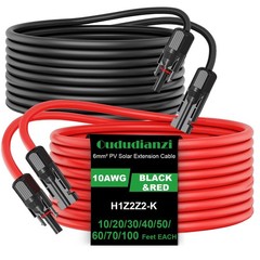 Oududianzi Solar Extension 20Ft 10AWG